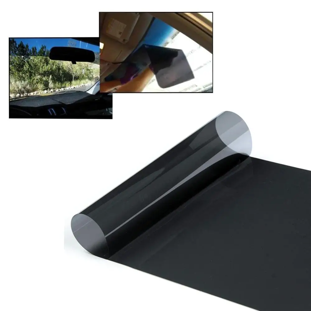 

20cm*150cm Black Car Window Foils Tint Tinting Film Roll Car Auto Home Window Glass Summer Solar UV Protector Sticker Films hot