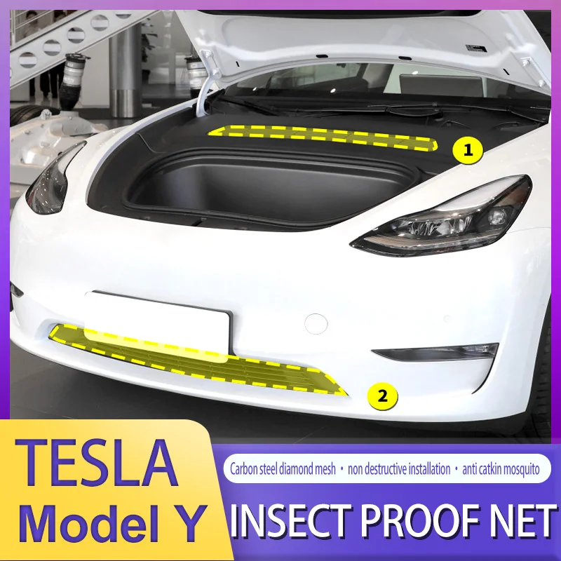 Применимо к модной сетке Tesla для защиты от насекомых средней воздухозаборнику