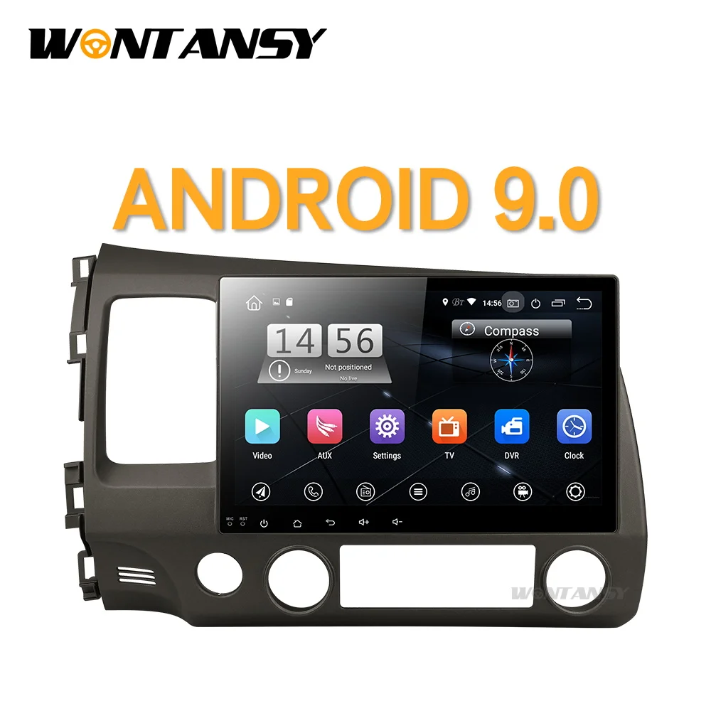 PX30 android 9 0 автомобильный dvd gps плеер для honda civic 2006 2011 с радио навигацией поддержка