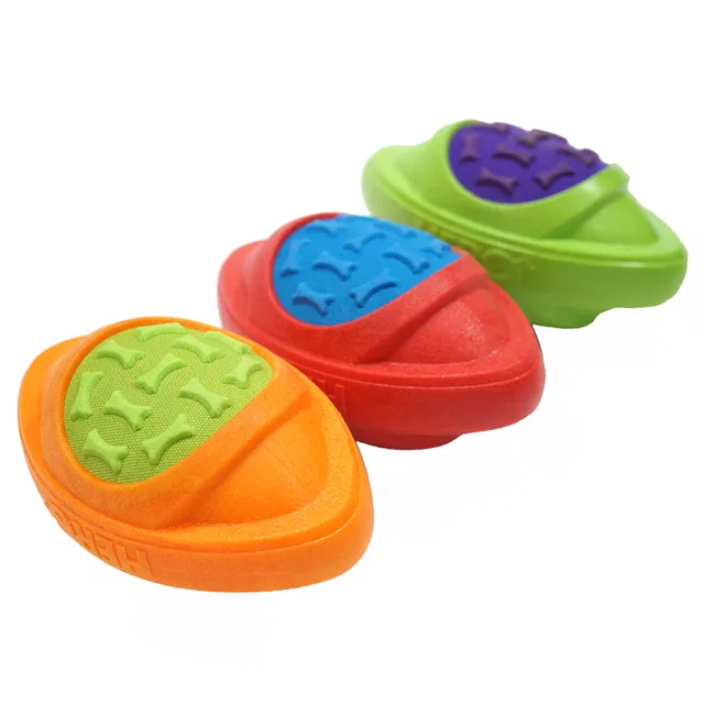 H91dbcff5d50a455ba4461ee51cf39ccfk.jpg CAITEC Dog Toys Football for Dogs Floatable Squeaky Hard and Firm Fit for Outdoor Throwing Suitable for Medium to Large Dogs