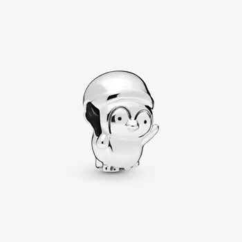 

Little Animal 100% 925 Sterling Silver Christmas Penguin Charm Sterling Silver Jewelry Women fit Original Pandora Bracelets