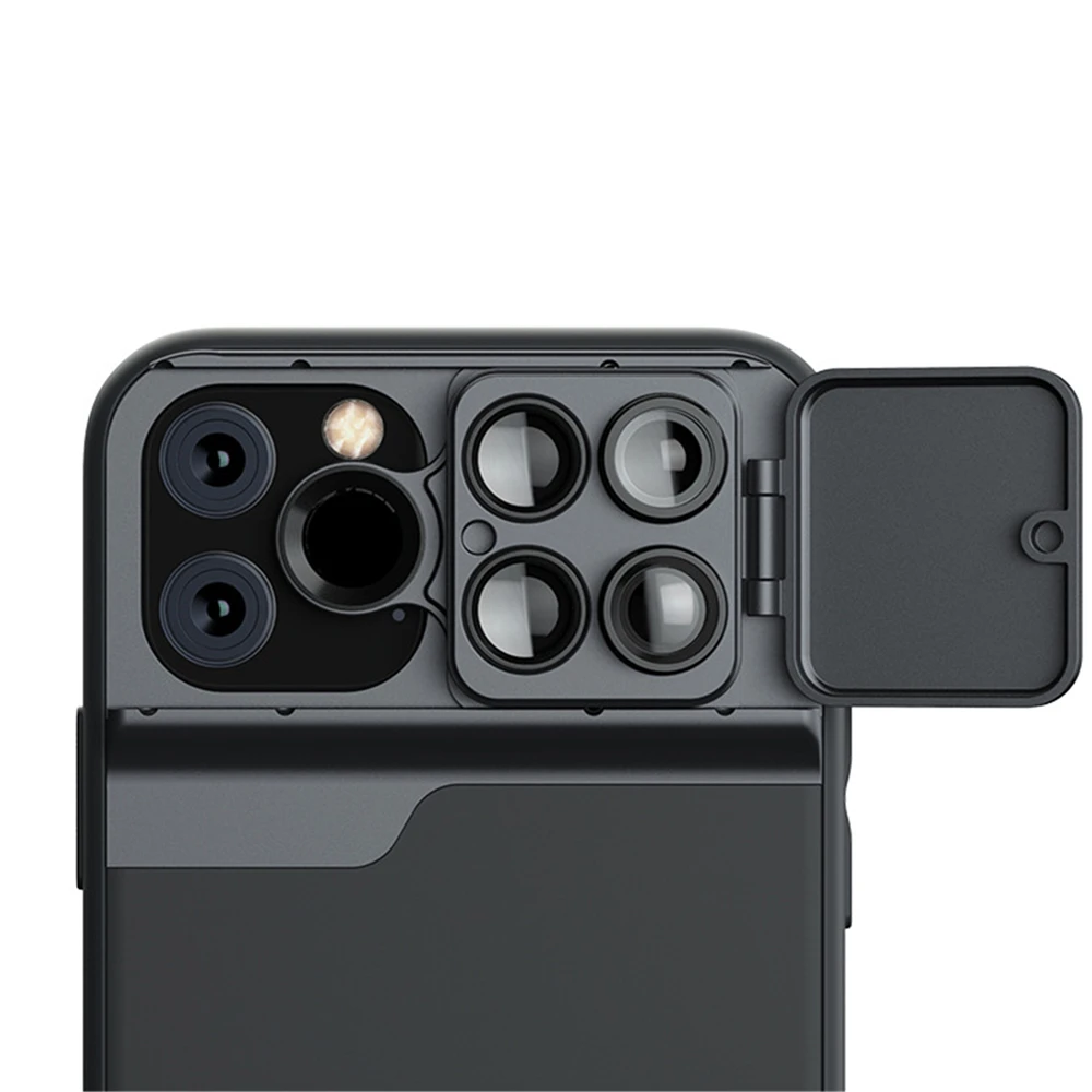 Wide Angle Macro Fisheye Portrait Cpl Filter Lens Phone Lens Cover Case for iphone 11 / 11Pro / 11 Pro Max Smart Phones