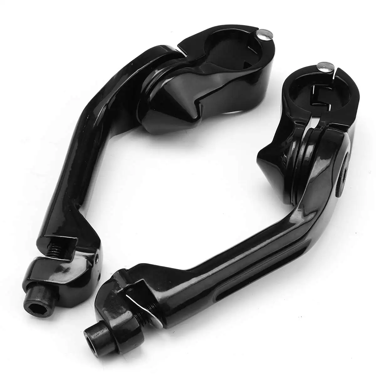1,25 ''черный мотоцикл левая и правая Подножка для FXST DYNA FXWG FXR, XL для Honda GL 1500 для Yamaha V Star 1100