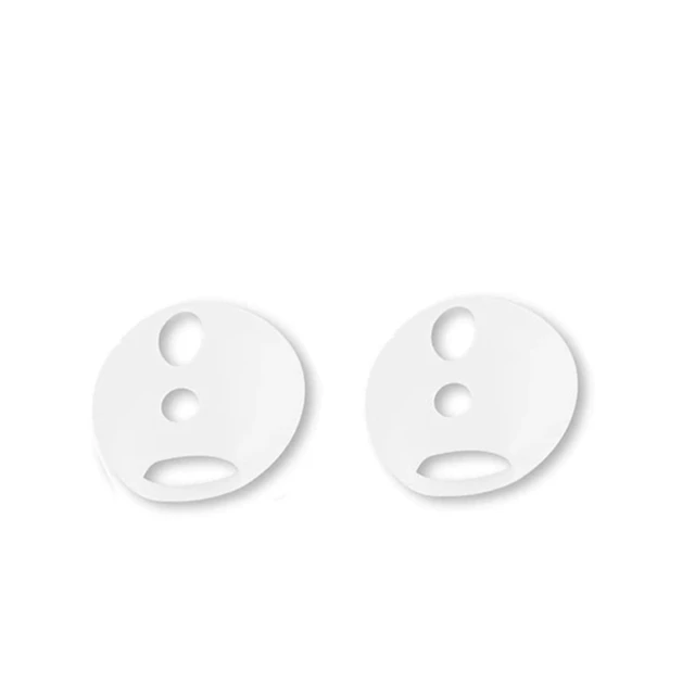 For Apple airpods anti-lost silicone sleeve wireless Bluetooth headset case ultra-thin non-slip ear caps for air pods earphone transparent