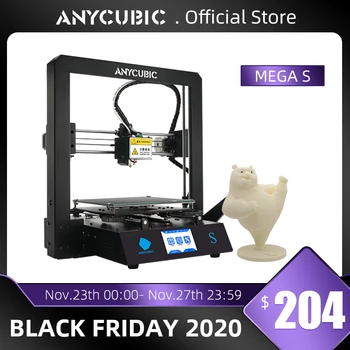 

ANYCUBIC Mega-S 3D Printer Upgrade Printer Kits Large Plus Size Full Metal TFT Screen Printer 3d High Precision 3D Drucker