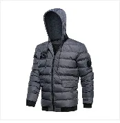 Мужской плотный жилет, ветровка, повседневный стиль, качественный, однотонный, приталенный, Осень-зима, куртка без рукавов, брендовая одежда, M-4XL