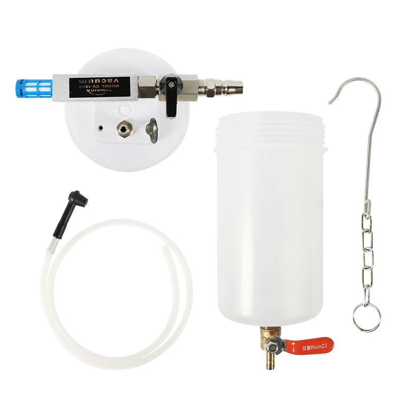 Pneumatic Car Brake Fluid Bleeder Bleeding Tool Brake Oil Replacement Kit 1l