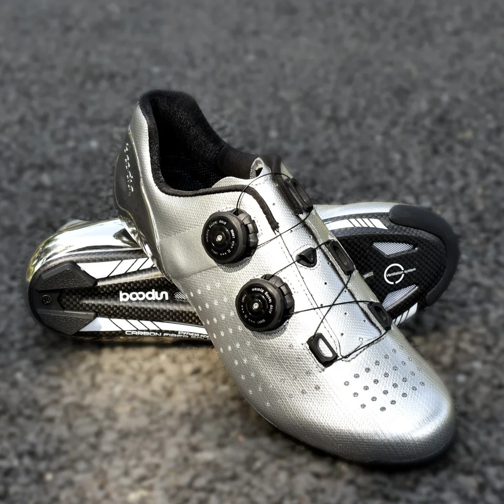 Boodun 2021 New Ultralight Men's Road Bike Shoes With Carbon Fiber Sole