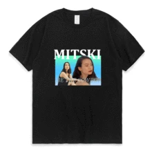 

New Mitski Be The Cowboy Poster Music Album Print T Shirt Men Women Street Oversized Short Sleeve Tees Shirt Cotton T-shirt Tops