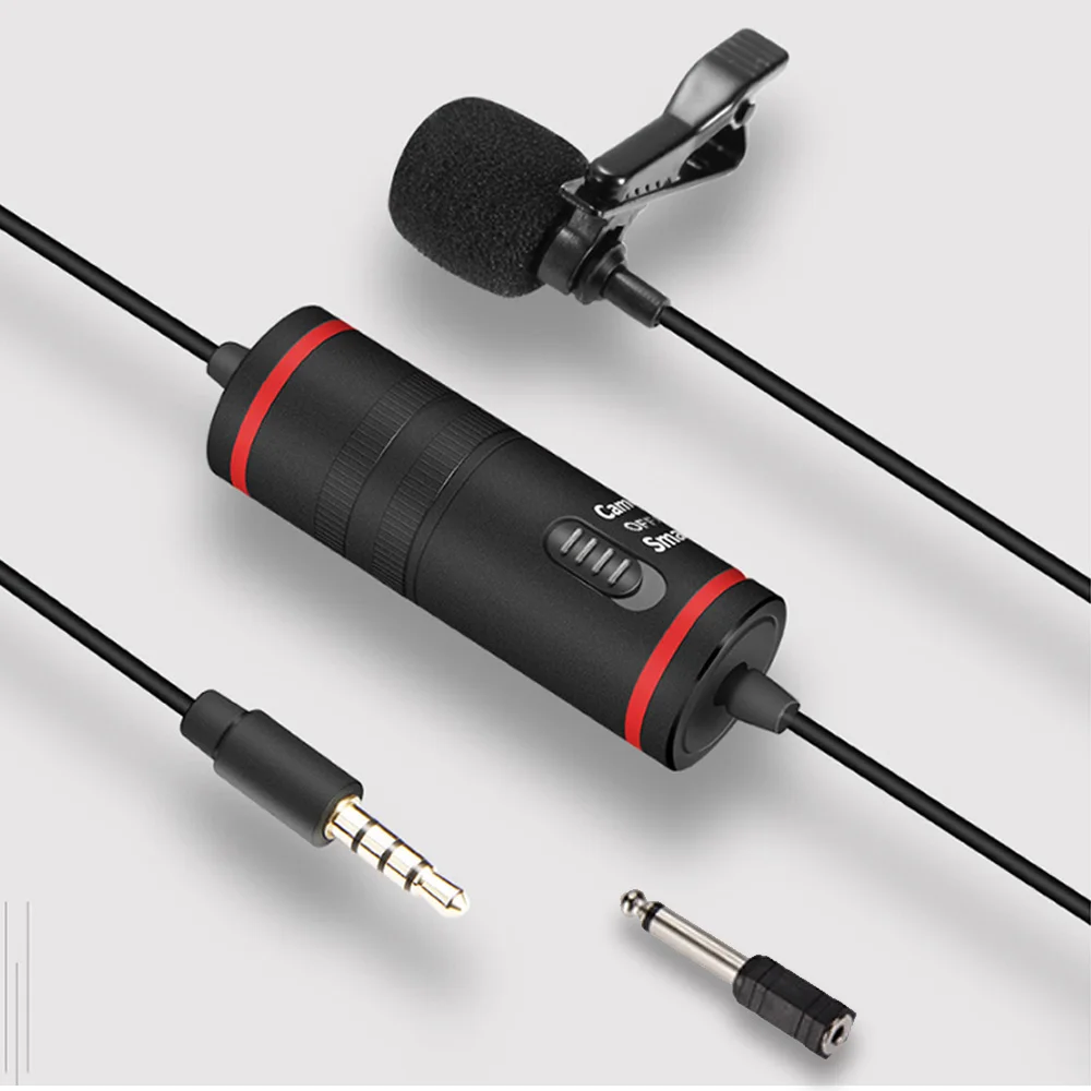 Микрофон клип-на петличный мини аудио 3,5 мм воротник конденсаторный нагрудный микрофон для записи Canon sony Nikon/iPhone DSLR камеры