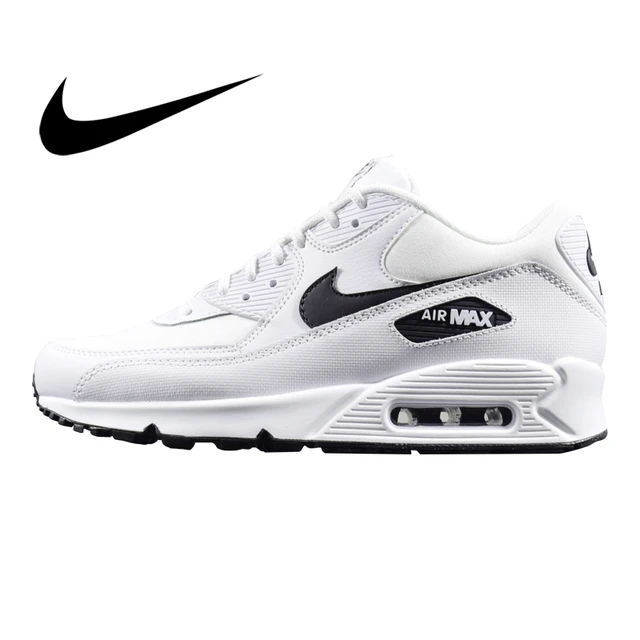 Original Authentic NIKE AIR MAX 90 ESSENTIAL Women's Running Shoes Classic Outdoor White Comfortable 2019 New325213-131 - AliExpress