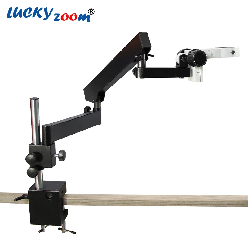 Lucky зум бренда шарнирной столп зажим подставка для стерео микроскопы+ A3 микроскоп Аксессуары;