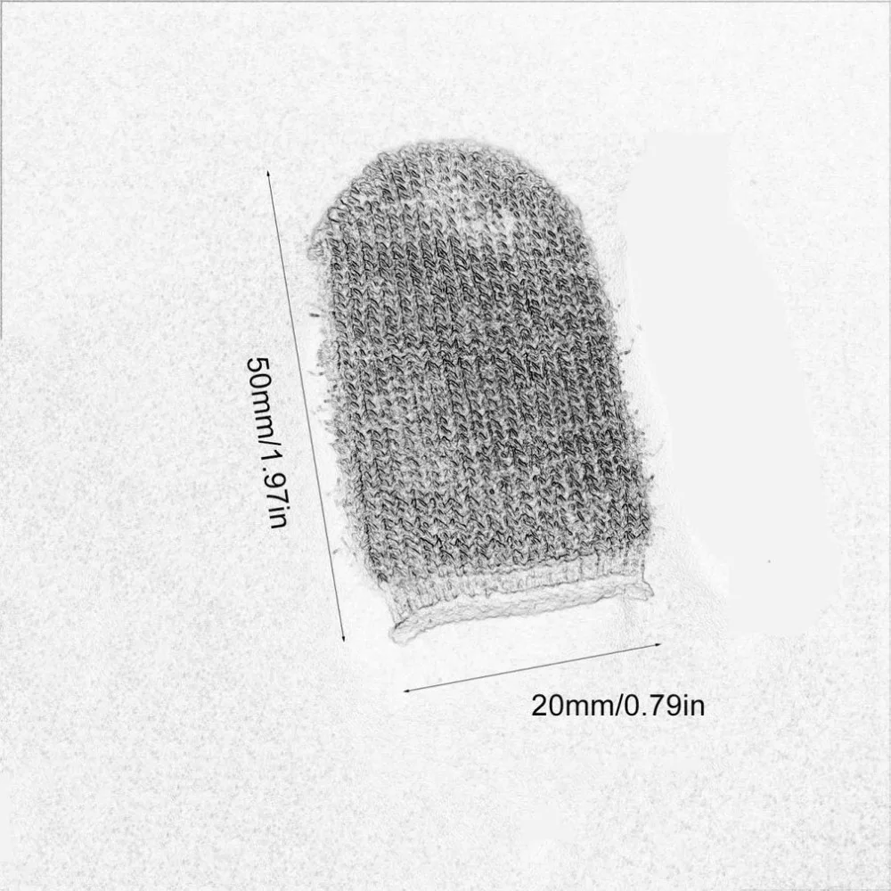 Full Touch Screen Game Fingertips Sweat-proof Anti-static Mobile Phone Tablet Finger Sleeve Gloves