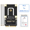 M.2 NGFF To Mini PCI-E Wireless Adapter Converter With IPEX 4 Antenna For Wifi6 Intel AX200 9260 Wifi Bluetooth 5.0 Card ► Photo 1/6