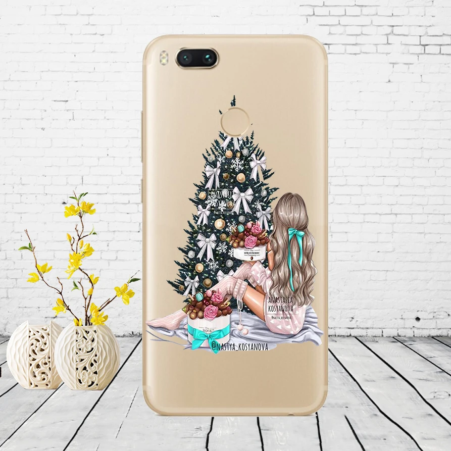 Силиконовый чехол для Xiaomi mi A1 чехол Полная защита Мягкий ТПУ задняя крышка чехол для телефона s для Xio mi A1 бампер Coque - Цвет: E25