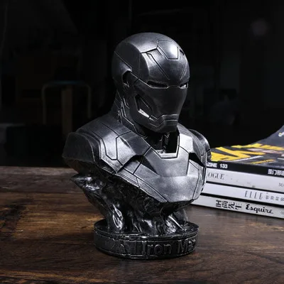 Marvel Infinity War супер герой Железный человек грудь бюст фигурка Косплей Подарки B675 - Цвет: 2
