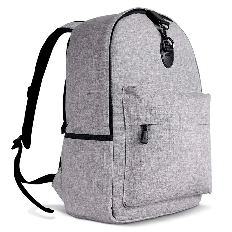 

Factory Customizable Fashion Simple Versitile USB Charging Backpack Men And Women Backpack Outdoor Casual Computer Bag