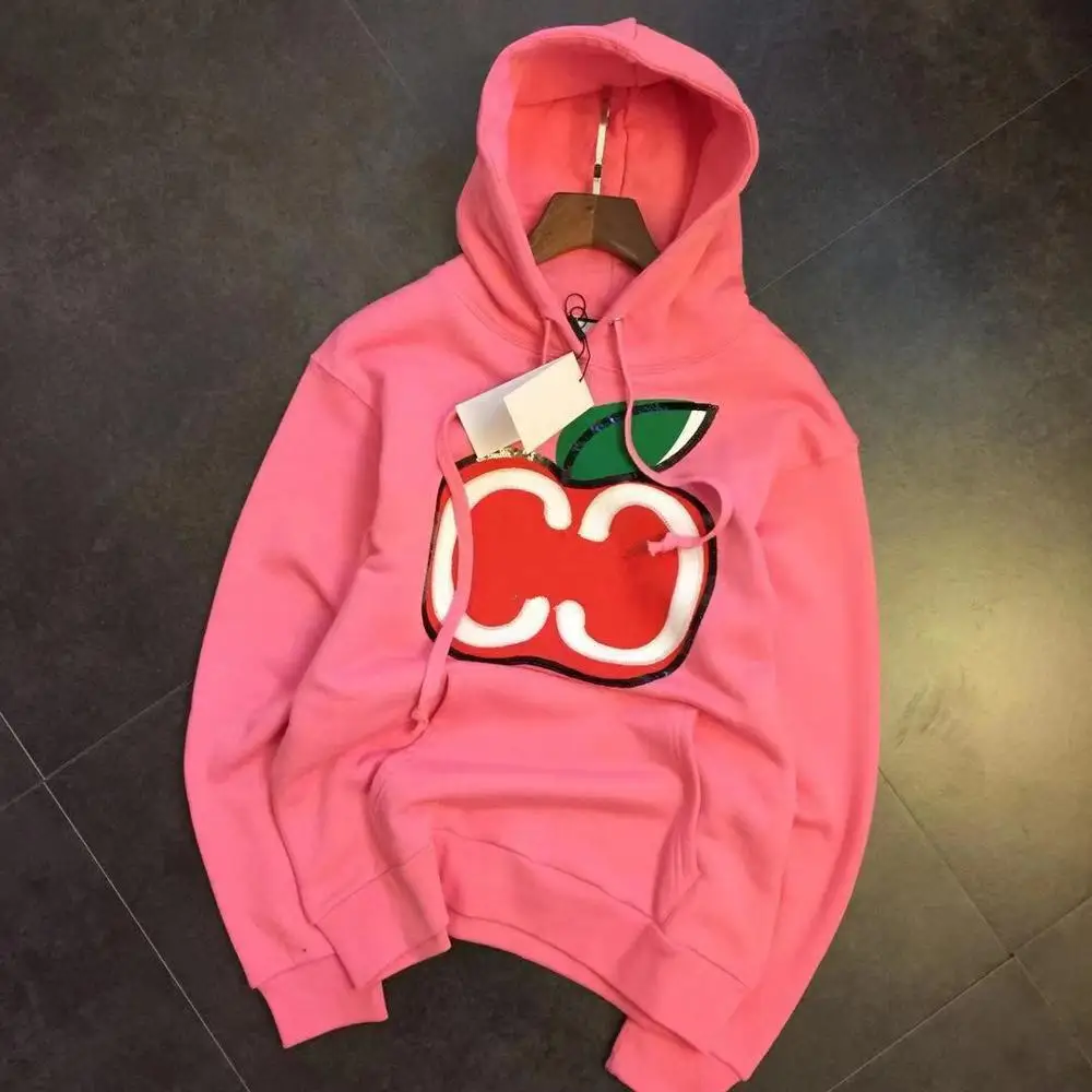 Woman Hoodies Fashion Apple Embroidery Printed Letter Winter Sweatshirt Casual Hooded Sweatshirts Have a logo Lovers Pullovers Woman Hoodies Fashion Apple Embroidery Printed Letter Winter Sweatshirt Casual Hooded Sweatshirts Have a logo Lovers Pullovers