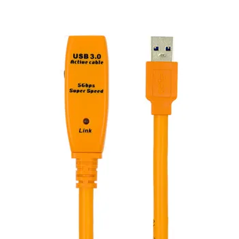 

USB3.0 Signal amplification cable On line shooting amplifier USB external DC power supply Extension data cable increase power