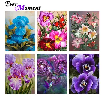 

Ever Moment Diamond Painting Floral Picture Embroidery Diamond Display Resin Drills House Stuff For Home And Decoration S2F2684
