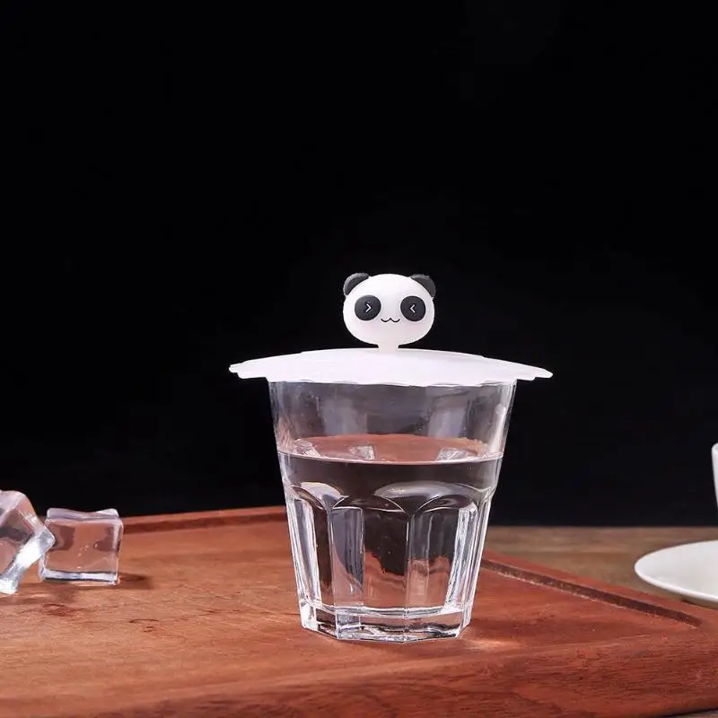 Силиконовая крышка для чашки Прозрачная форма вишни термостойкая Пылезащитная многоразовая термоизоляционная чашка уплотнительный мешочек форма банта чистая