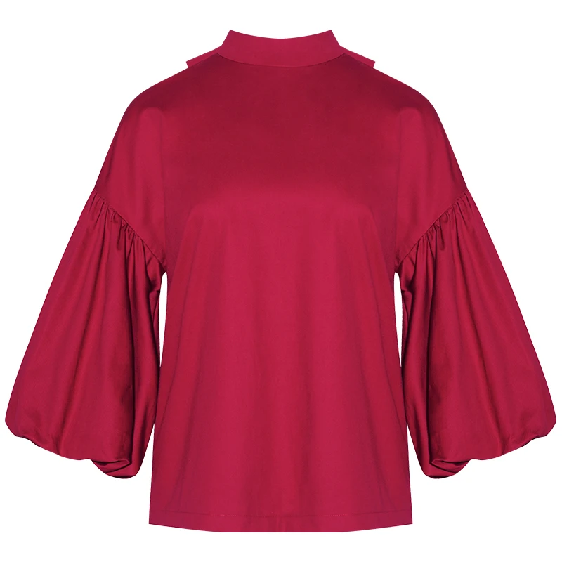 YIGELILA Women Fashion Pullovers Blouse Elegant