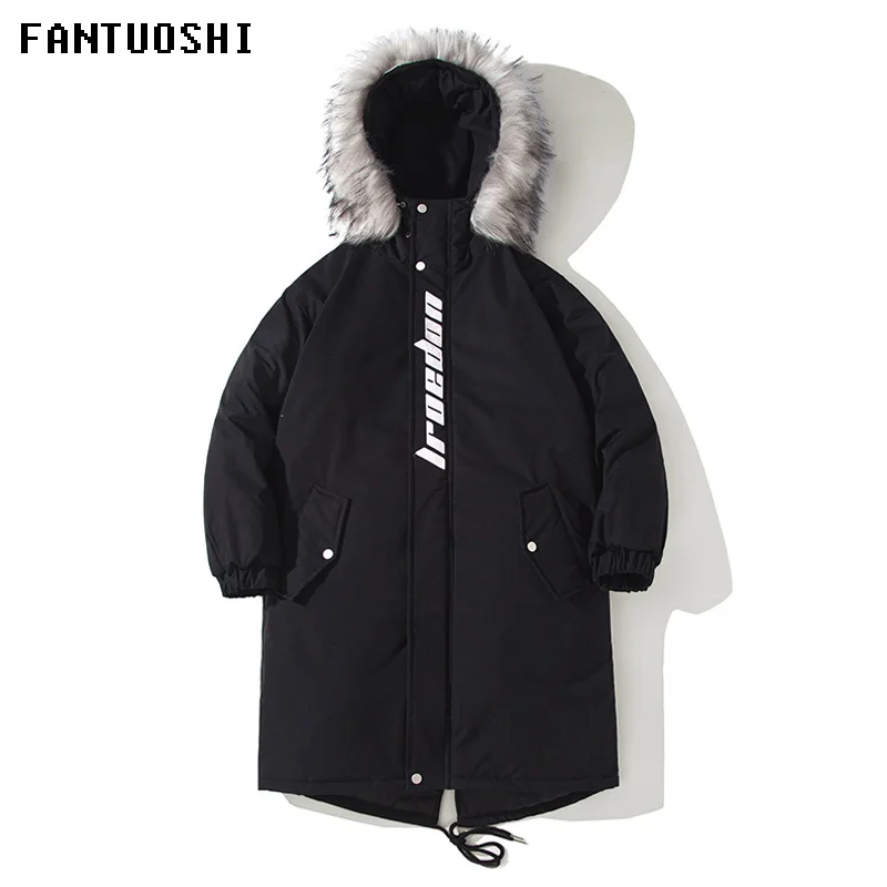 men's winter jacket and coats new fashion Slim-fit casual Thick warm long hooded parka waterproof jacket big size 5XL