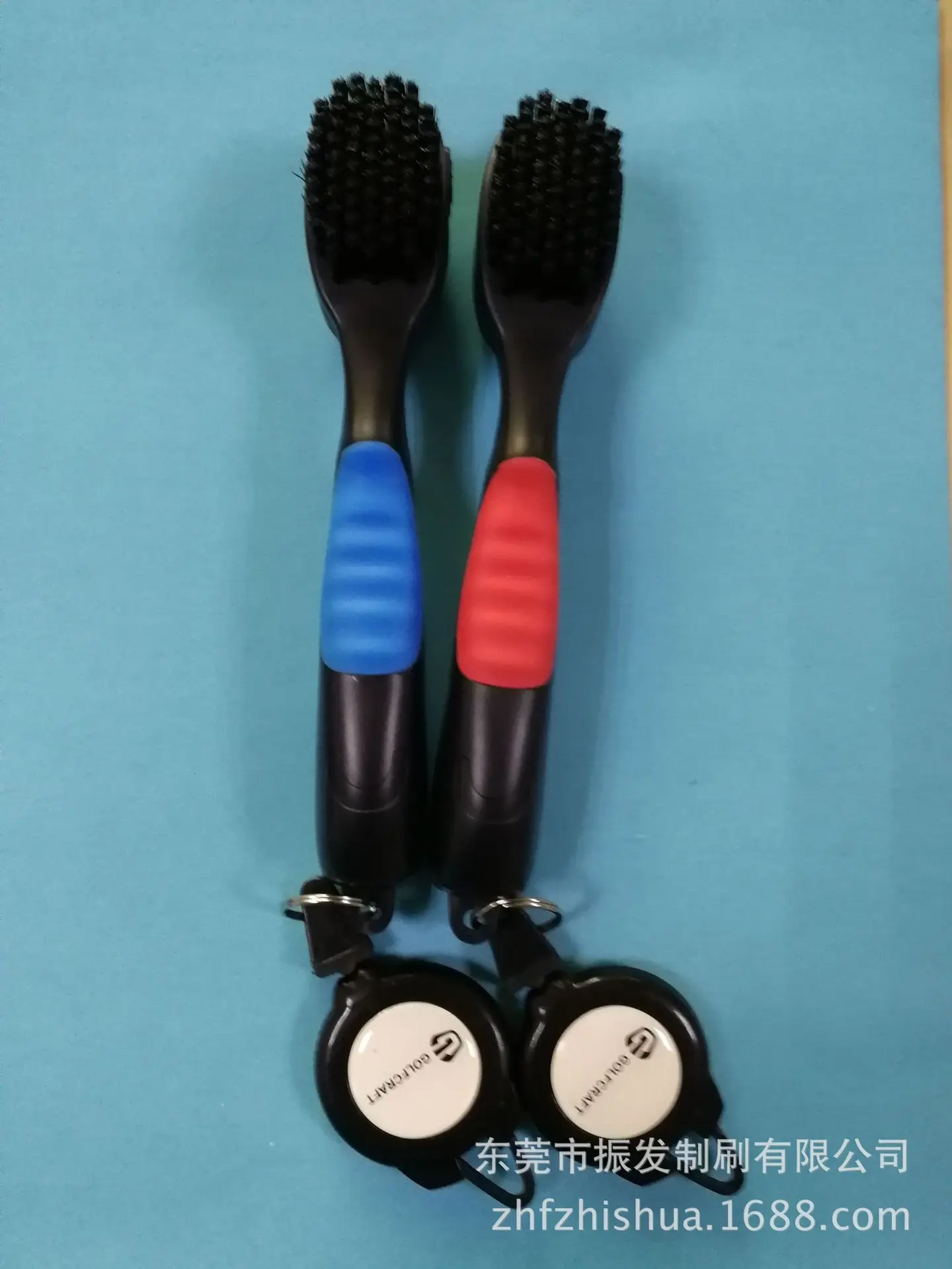 Manufacturers Direct Supply High Quality Multi-functional New Style Golf Cleaning Brush Golf Ball Head Cleaning Brush golf shua