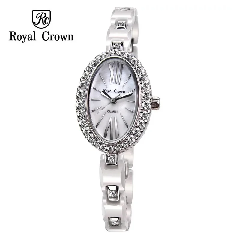 Роскошные керамические ювелирные изделия женские часы модные браслет с жемчугом