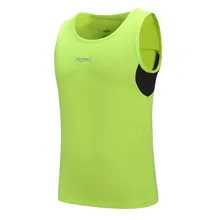 Полиэфирное волокно впитывающий пот дышащий Быстросохнущий многофункциональный спортивный жилет одежда для фитнеса для бега и тренировок