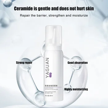 

Face Exfoliating Mousse Foams Deep Cleansing Shrinking Pore Oil Control Facial Cleanser LDO99