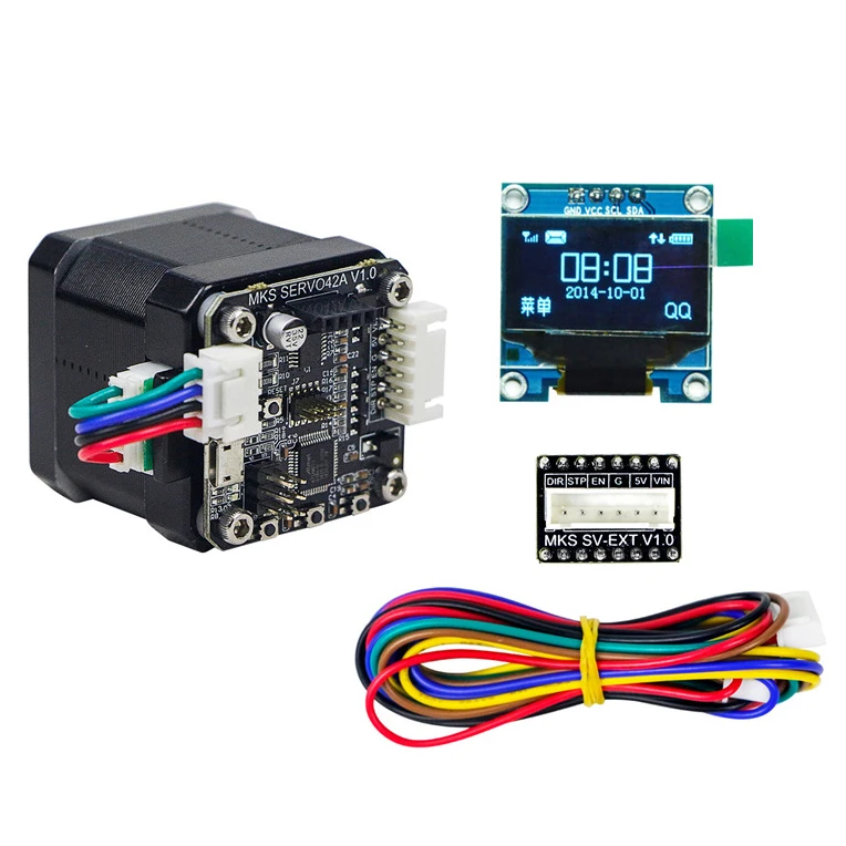 

Makerbase 3D Printing Closed Loop Stepper Motor NEMA17 MKS SERVO42 Developed By Makerbase That Prevents Losing Steps with OLED D