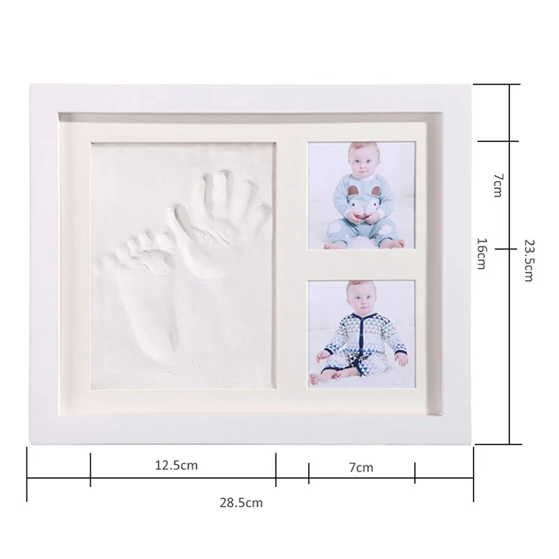 Almofadas de Tinta Quadro da Foto do Bebê com Molde Lembranças do Bebê Impressão Argila Kit Comemorar Crianças Presente Memória Crescente Mão pé 10 Molde p pés e mãos