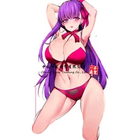 HOT  Bikini lady wall sticker forhome decoration  sexy girl car stickers  laptop decal