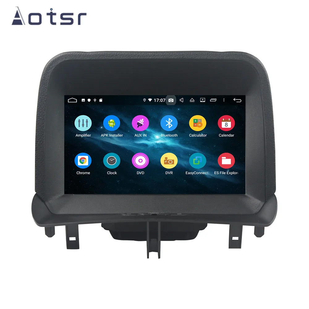 AOTSR 8 дюймов Android 9,0 DSP ips gps навигация Carplay автомобильный DVD радио плеер для Ford Tourneo Courier2014- мультимедийный плеер