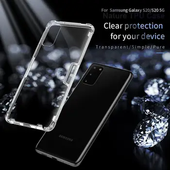 

NILLKIN Nature TPU Fundas Case For Samsung Galaxy S20/S20 Plus/S20 Ultra 5G Soft Pro Transparent Silicon Coque Phone Cover