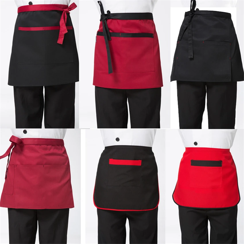 

11Style Work Wear Uniforms Chef Apron Restaurant Kitchen Women Men Waitress Cook Clothing Food Service Accesories Aprons