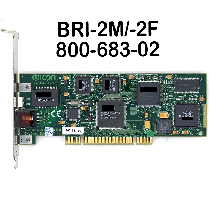 Diva server BRI-2M/-2F 800-683-02 ISDN fax card | Электроника