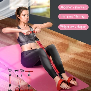 

Multifunction Elastic Office Gym Sit-ups Auxiliary Equipment Lose Weight Muscle Gain Strength Training Resistance Bands Fitness