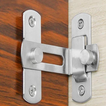 

Latch Door Stainless SteelbBuckle High-quality Door Latch Buckle Anti-theft Door Buckle Shift Door Lock Household Supplies Tools