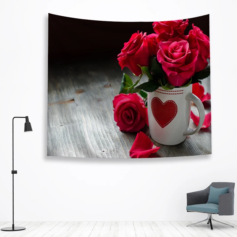 Цветок стены Ttapestry висячие украшения богемный пляжный коврик фермерский дом Декор общежития Мандала гобелены колдовство хиппи