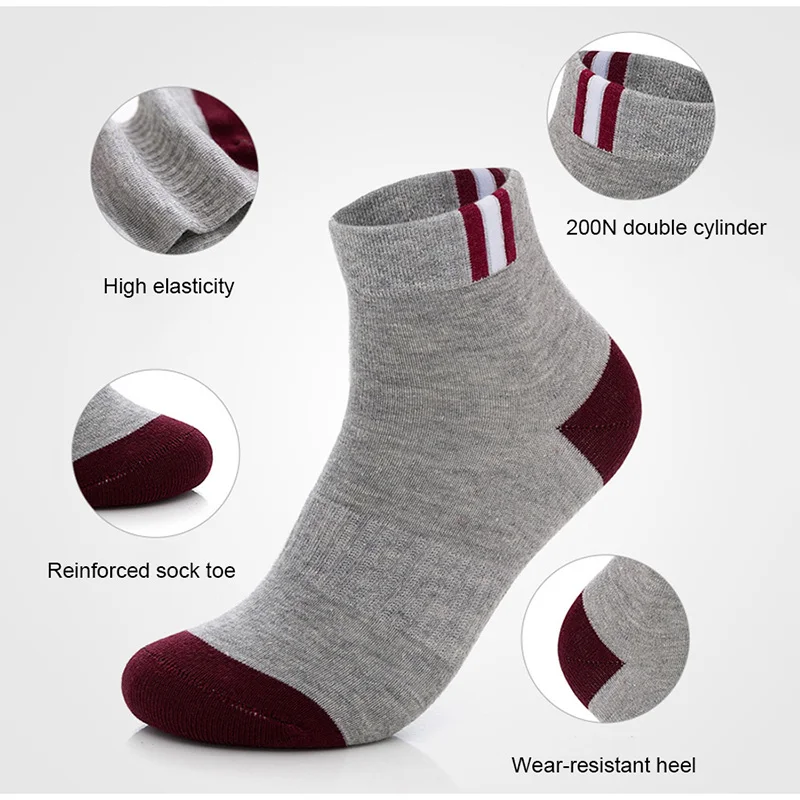 Men-sport-socks-5pairs-lot-cotton-colorful-man-socks-solid-brand-men-no-show-socks-VKMONY