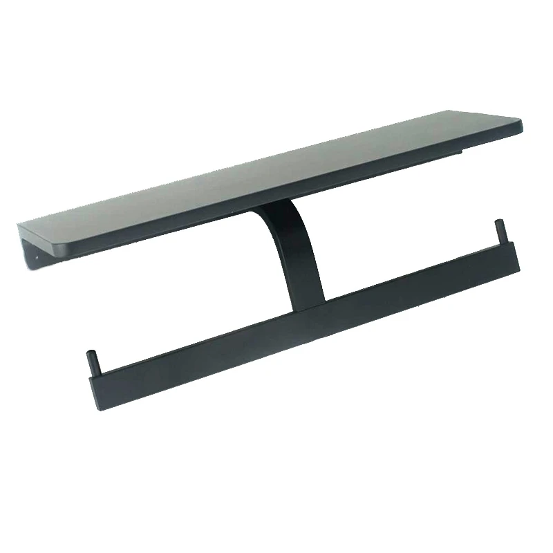 

Toilet Paper Toilet Paper Roll Double Paper Holder Paper Towel Rack Mobile Phone Bathroom Multi-Function Shelf