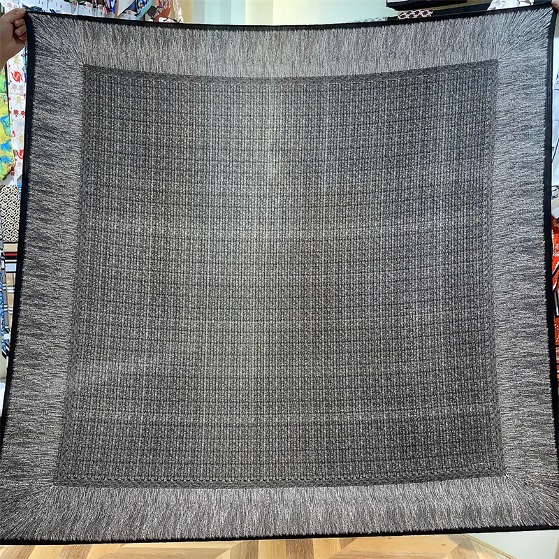 

135 см кашемировый шарф, женские шали ручной работы, геометрические квадратные шарфы, накидка, бандана, роскошный бренд, хиджаб, женские шарфы