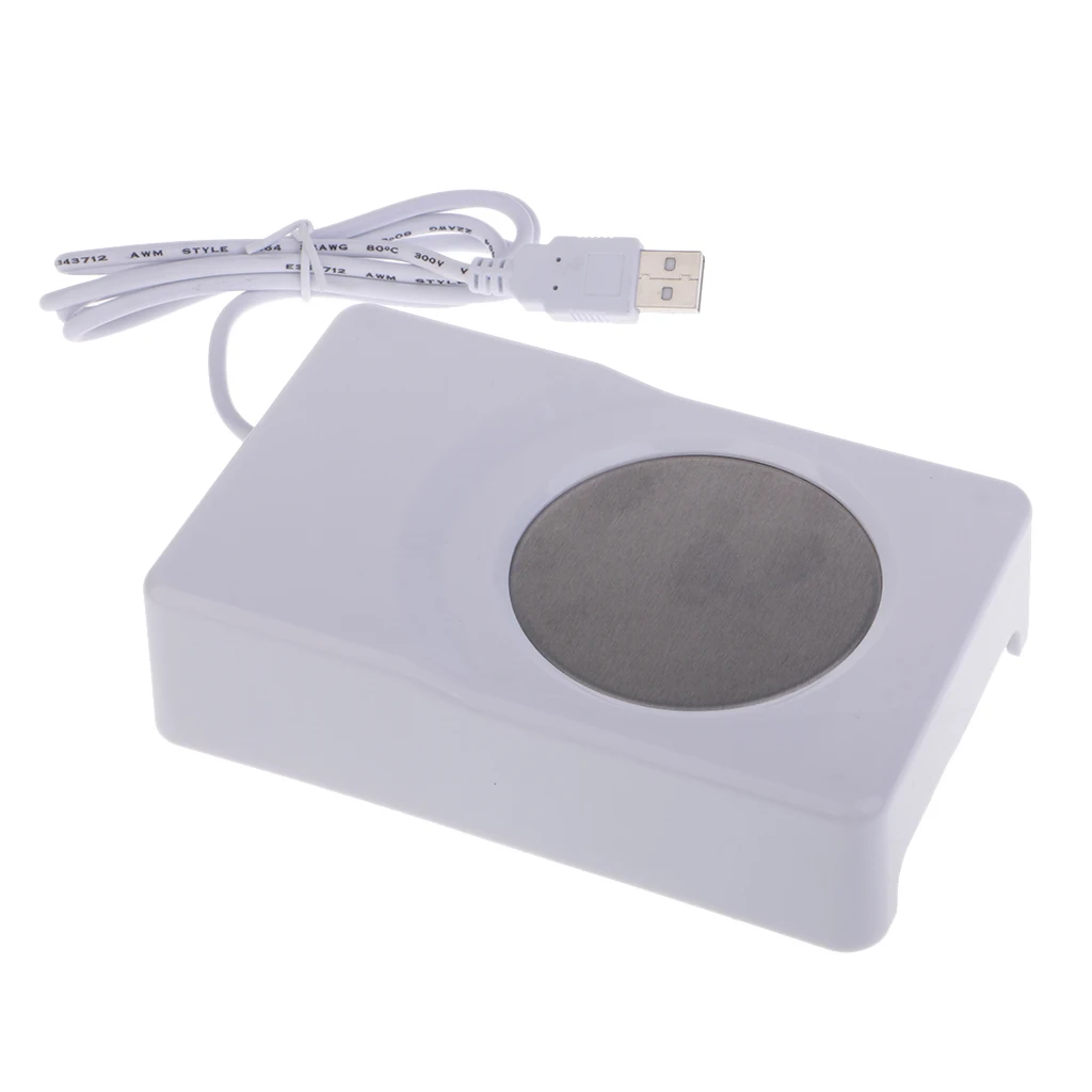 Электрический USB Coaster Чай Кофе чашка кружка теплее кулер коврик для напитков подарок