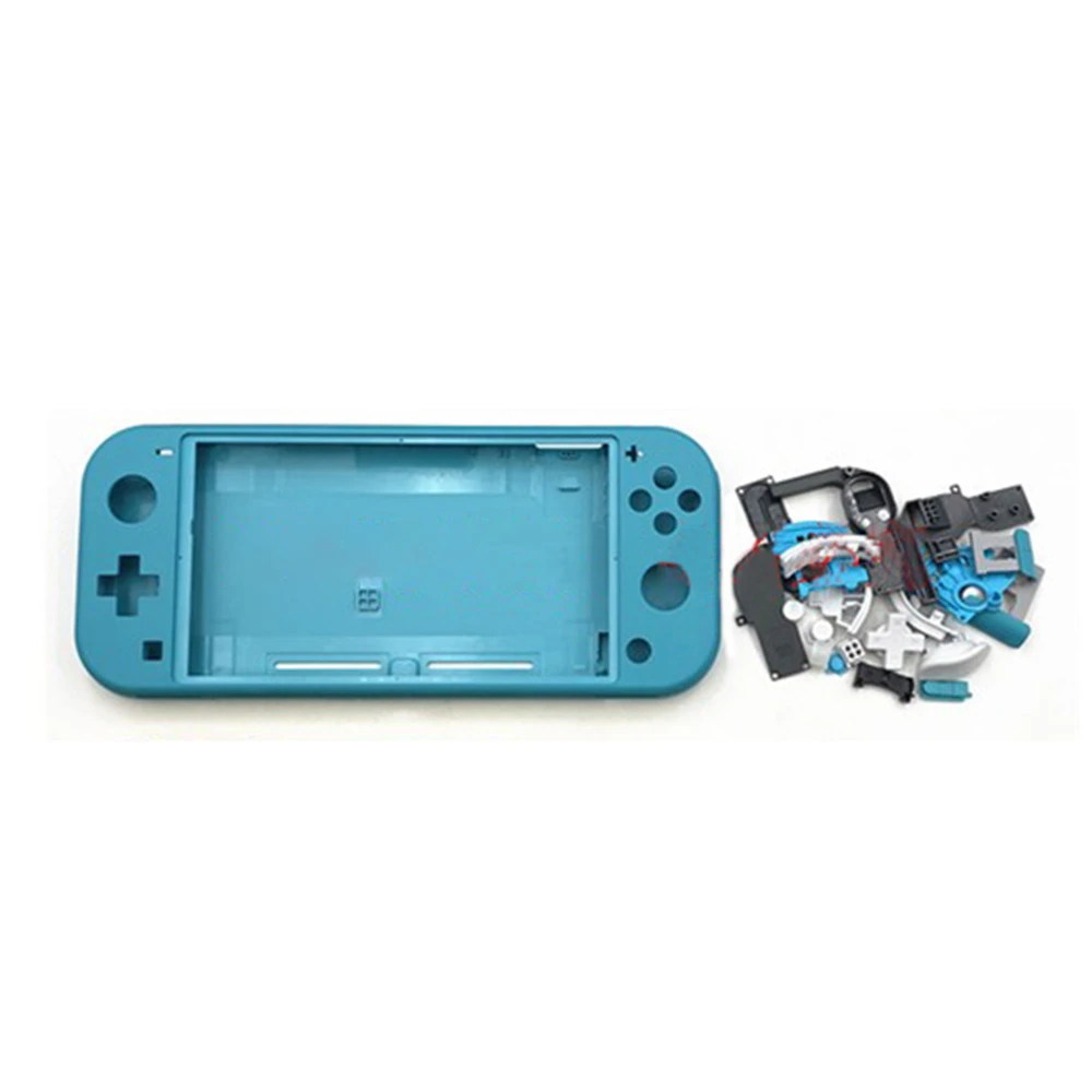 Blue Full Set Передняя и задняя крышка корпуса, Набор чехлов для shand Switch Lite, Сменный Чехол для консоли, триггер, кнопки направления, набор клавиш - Цвет: Blue Full Set