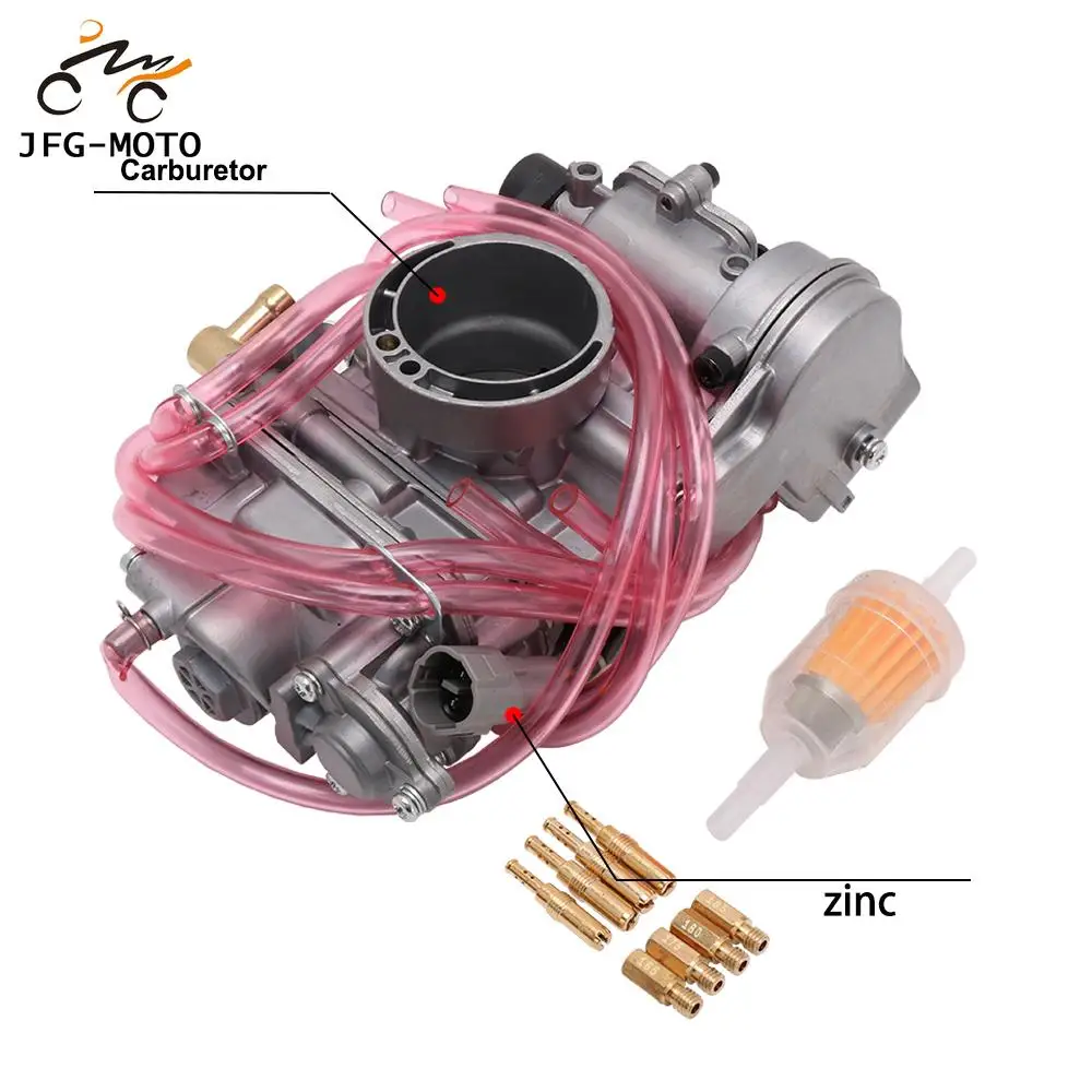 Карбюратор для мотоциклов FCR40 карбюратор SUZUKI RMZ450 RMZ 450 2005 2006 2007 Keihin гоночный мотор