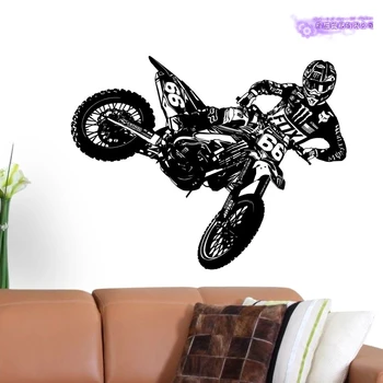 

MXGP Off-road Motorcycle Racing Sticker Vehicle Motocross Posters Vinyl Wall Decals Decor Mural Off-road Autocycle Racing Decal