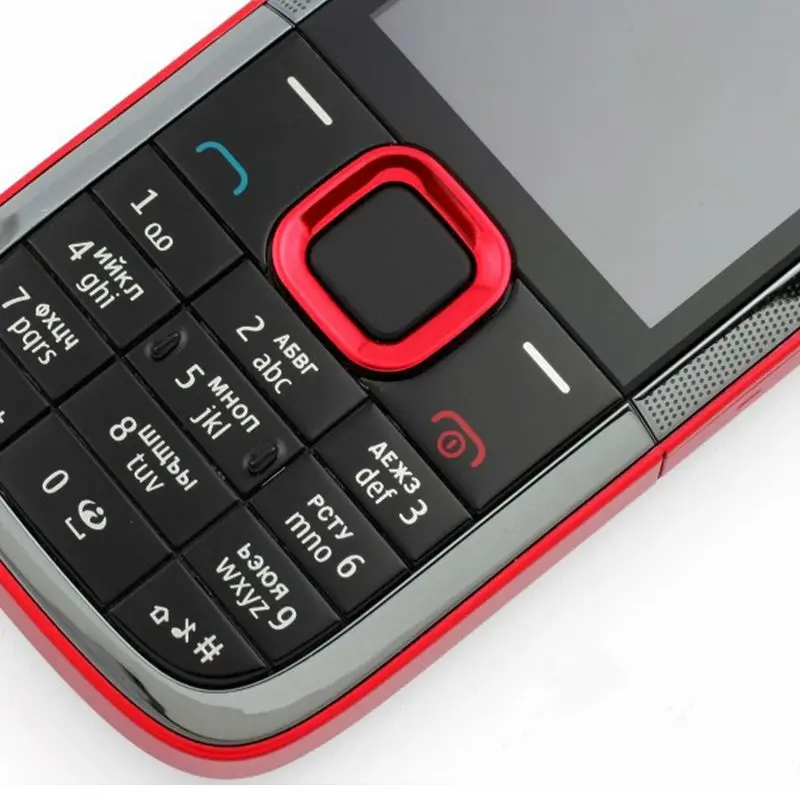 Разблокированный телефон Nokia 5130 XpressMusic 5130XM мобильный телефон Bluetooth FM Поддержка Русская клавиатура сотовый телефон