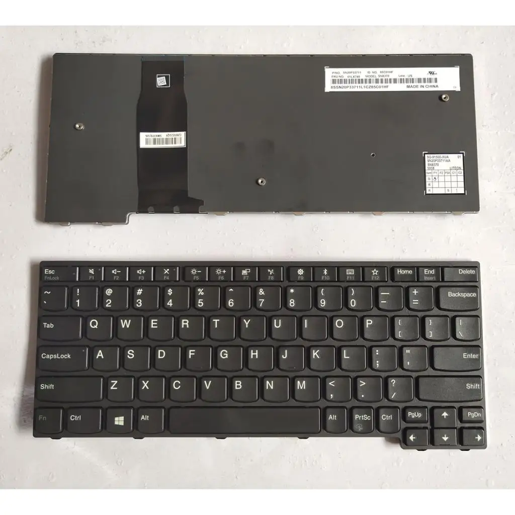 Replacement Laptop Keyboard US Layout for Lenovo Thinkpad 11e 5th Gen (Type 20LR 20LQ),Yoga 5th 11e Gen (Type 20LN 20LM)